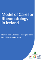 Model of Care for Rheumatology in Ireland front page preview
              